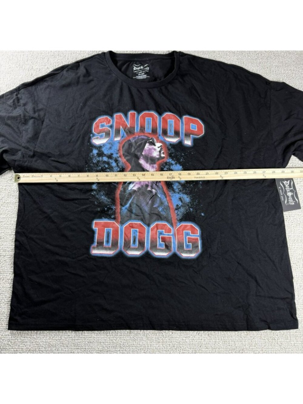 Dogg Supply Snoop Dogg Large Logo T-shirt Black Men’s Size 3XL - Picture 5 of 7